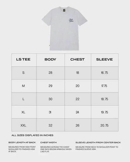 SCRIPT WHITE HEATHER SHORT SLEEVE TEE - Dash Racegear