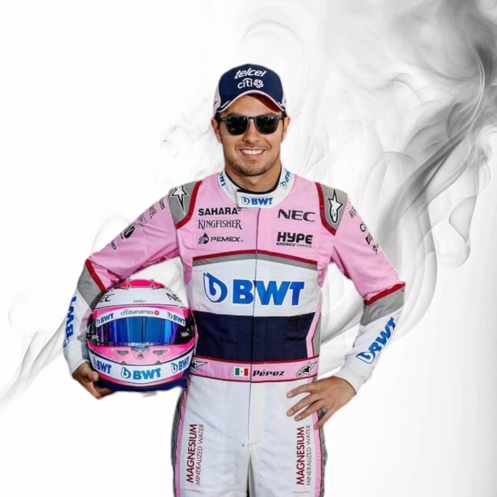 SERGIO PEREZ 2018 RACE SUIT SAHARA FORCE INDIA F1 TEAM - Dash Racegear