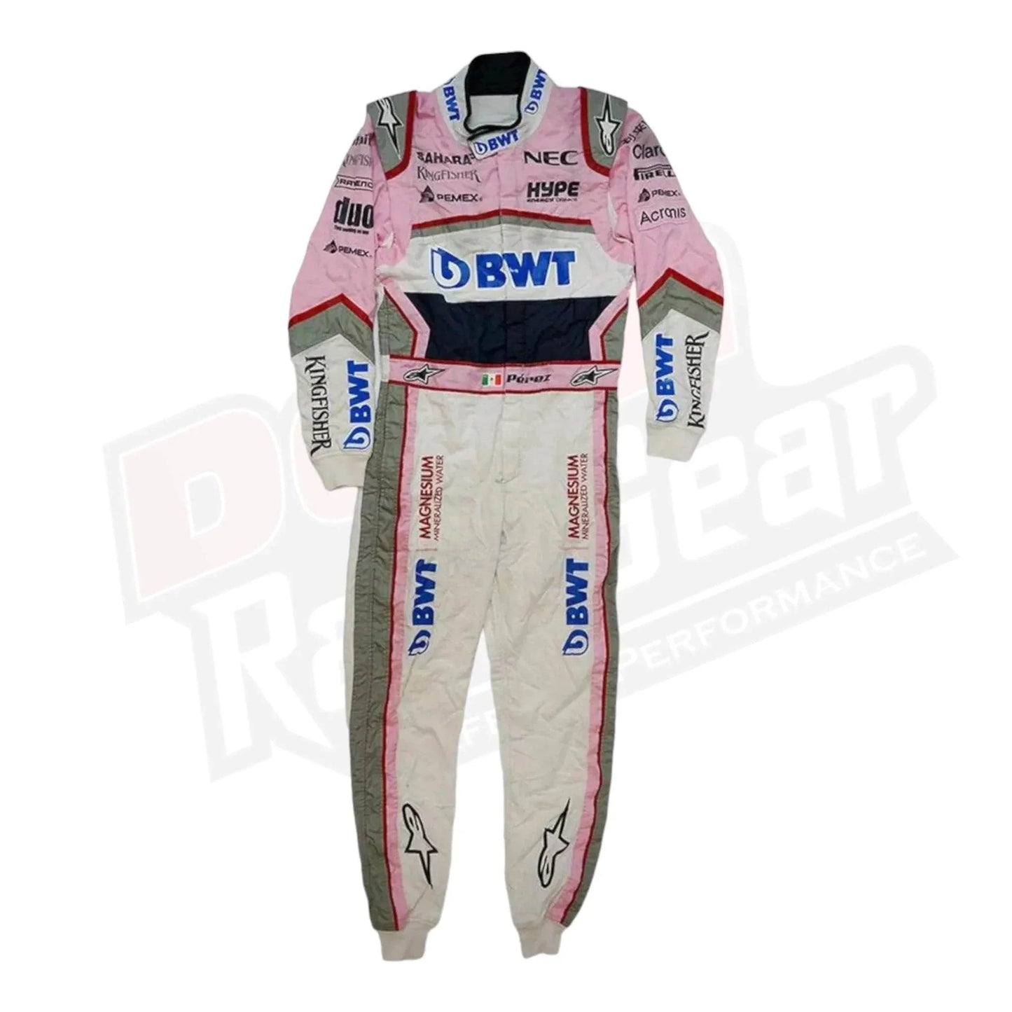 SERGIO PEREZ 2018 RACE SUIT SAHARA FORCE INDIA F1 TEAM - Dash Racegear