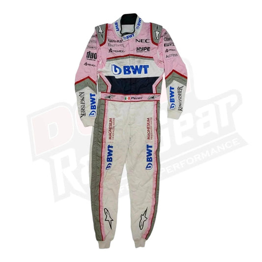 SERGIO PEREZ 2018 RACE SUIT SAHARA FORCE INDIA F1 TEAM - Dash Racegear