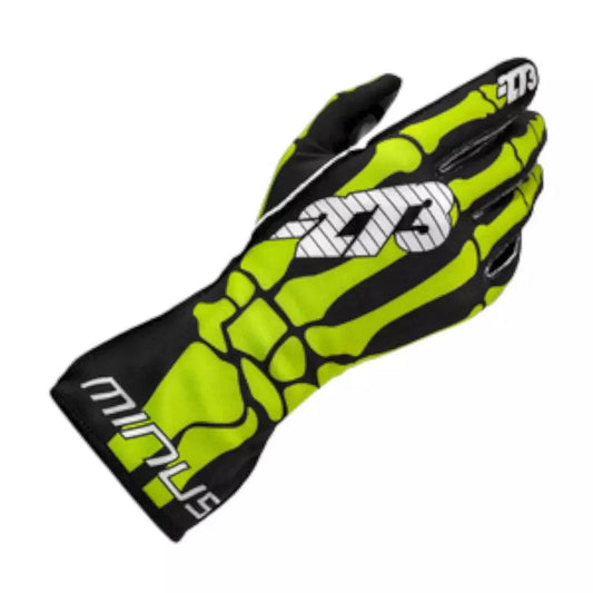 SKELETAL Black/Fluo Green/White - Dash Racegear