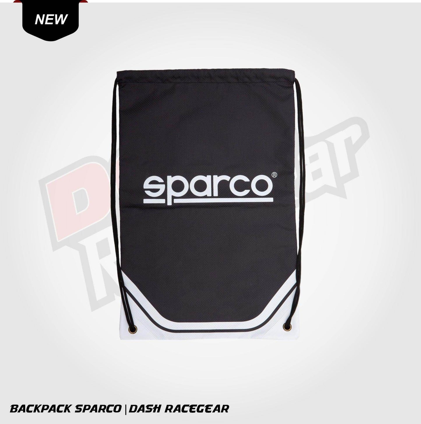 SPARCO PULL BAG BLACK BACKPACK - Dash Racegear