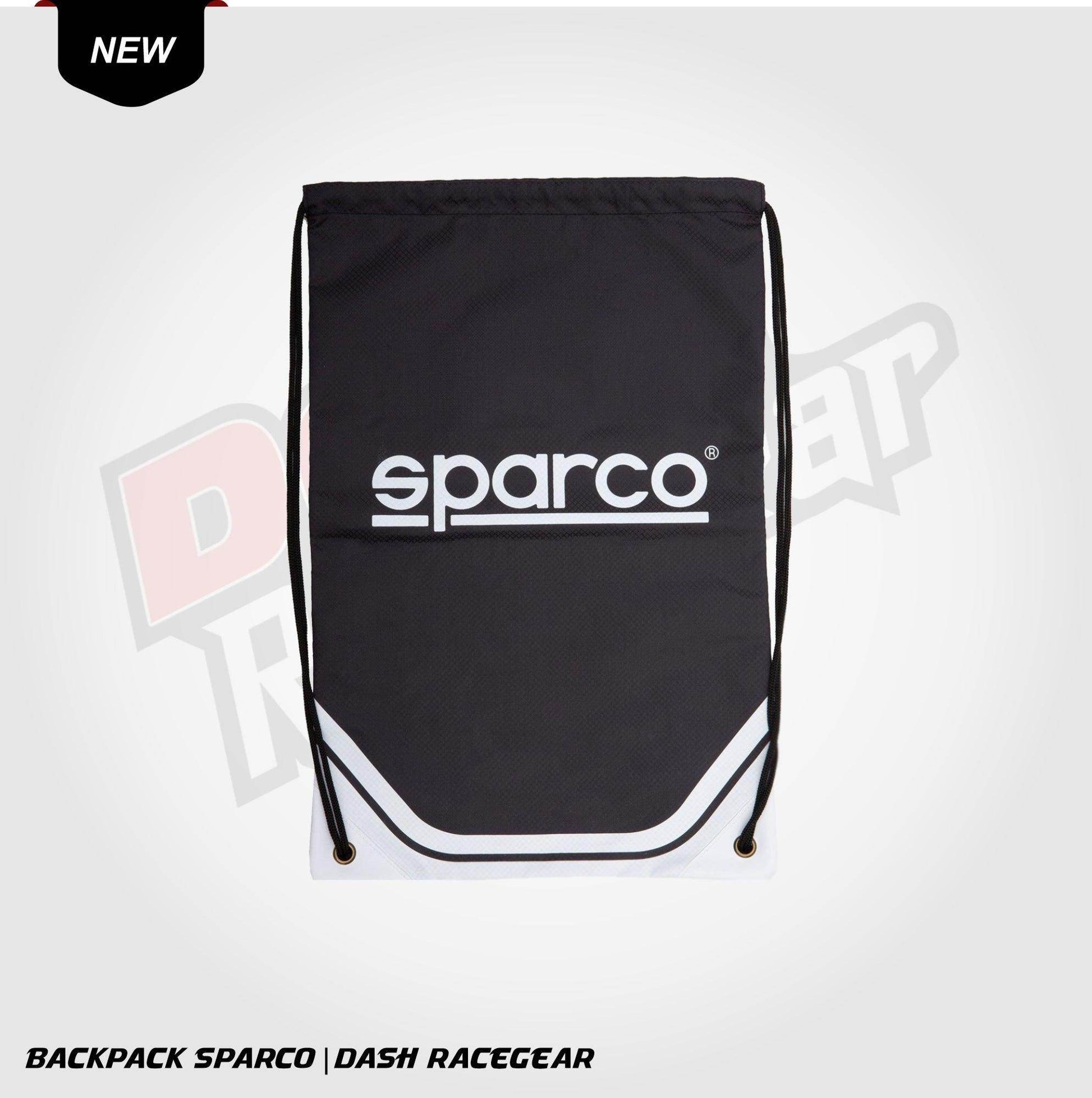 SPARCO PULL BAG BLACK BACKPACK - Dash Racegear