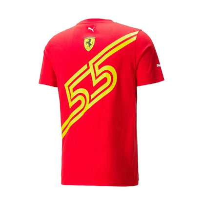 Scuderia Ferrari Sainz 2023 Spanish GP T-Shirt - Dash Racegear