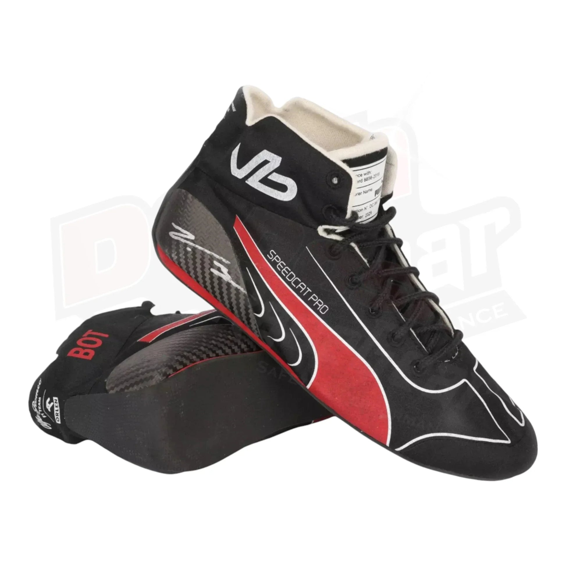 Sauber Alfa Romeo Valtteri Bottas 2022 F1 Boots - Team ORLEN - Dash Racegear