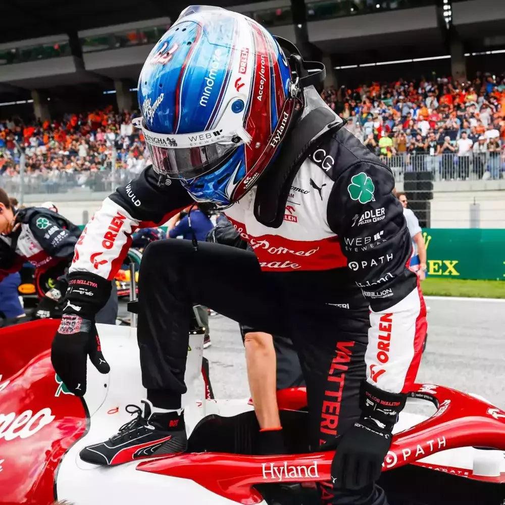 Sauber Alfa Romeo Valtteri Bottas 2022 F1 Boots - Team ORLEN - Dash Racegear