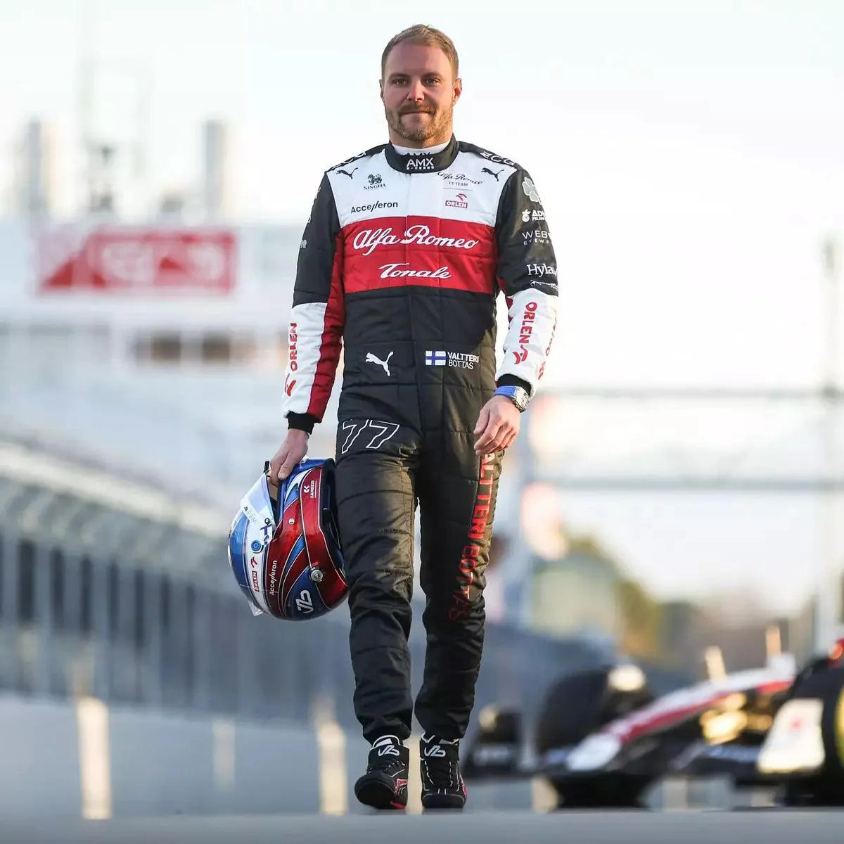 Sauber Alfa Romeo Valtteri Bottas 2022 F1 Boots - Team ORLEN - Dash Racegear