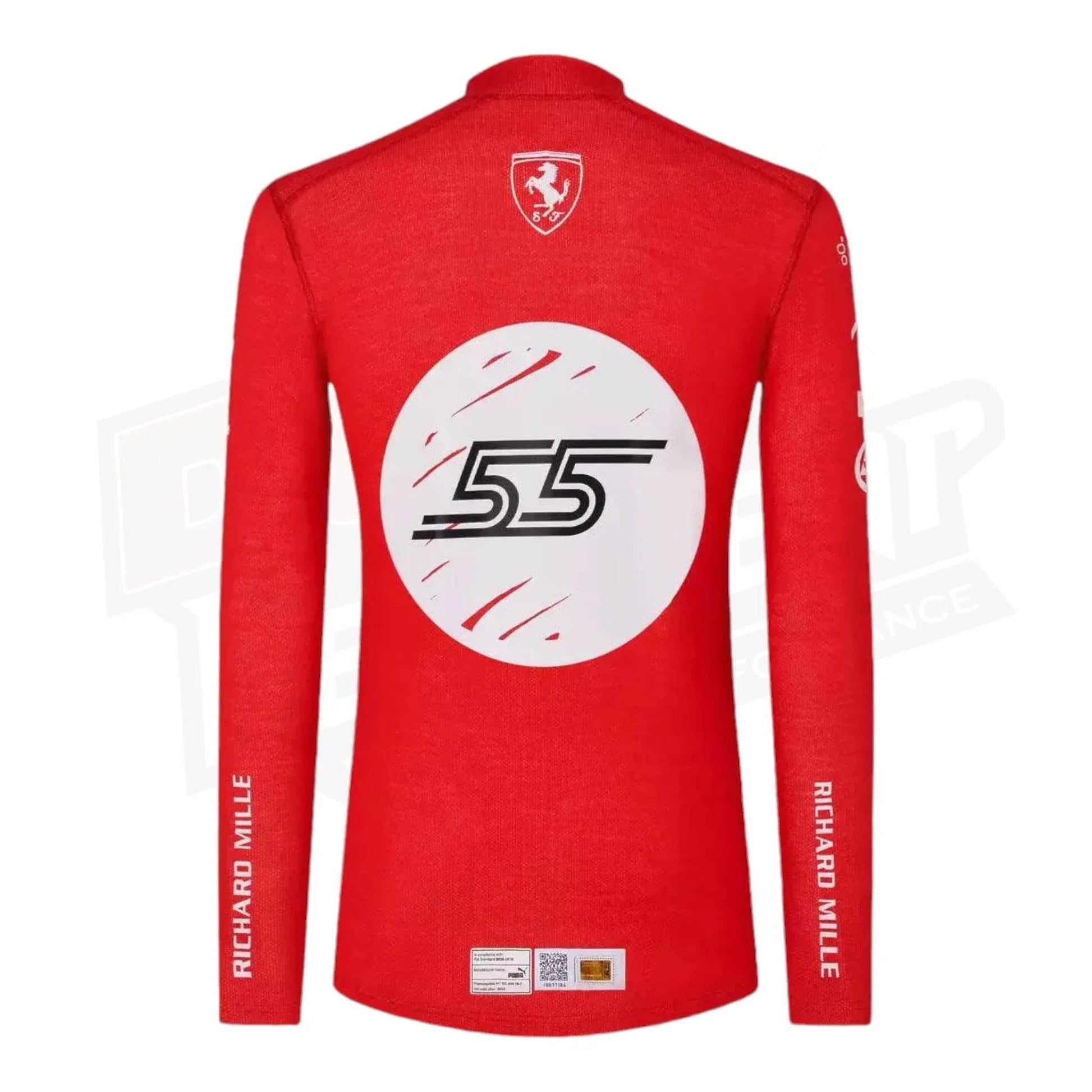 Scuderia Ferrari Carlos Sainz F1 PRO undersuit top - Joshua Vides - Dash Racegear