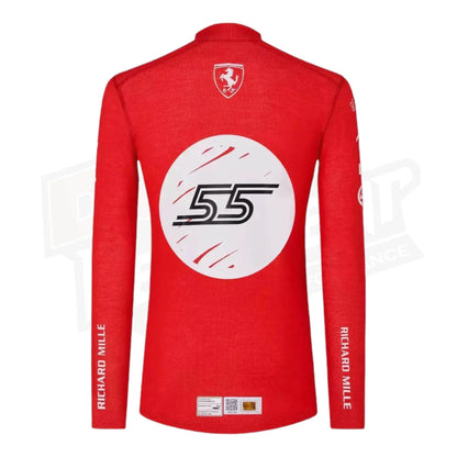 Scuderia Ferrari Carlos Sainz F1 PRO undersuit top - Joshua Vides - Dash Racegear