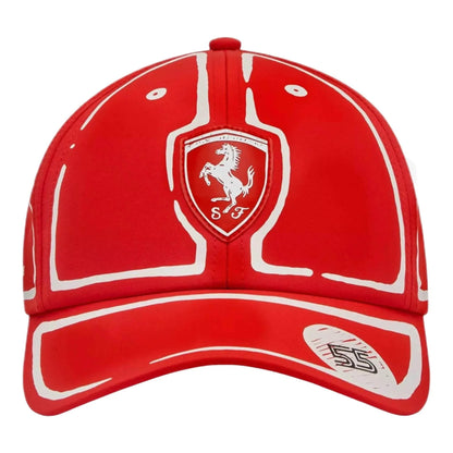 Scuderia Ferrari Carlos Sainz Puma baseball hat - Joshua Vides - Dash Racegear