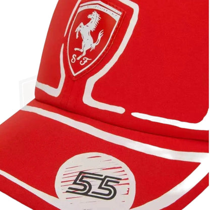 Scuderia Ferrari Carlos Sainz Puma baseball hat - Joshua Vides - Dash Racegear