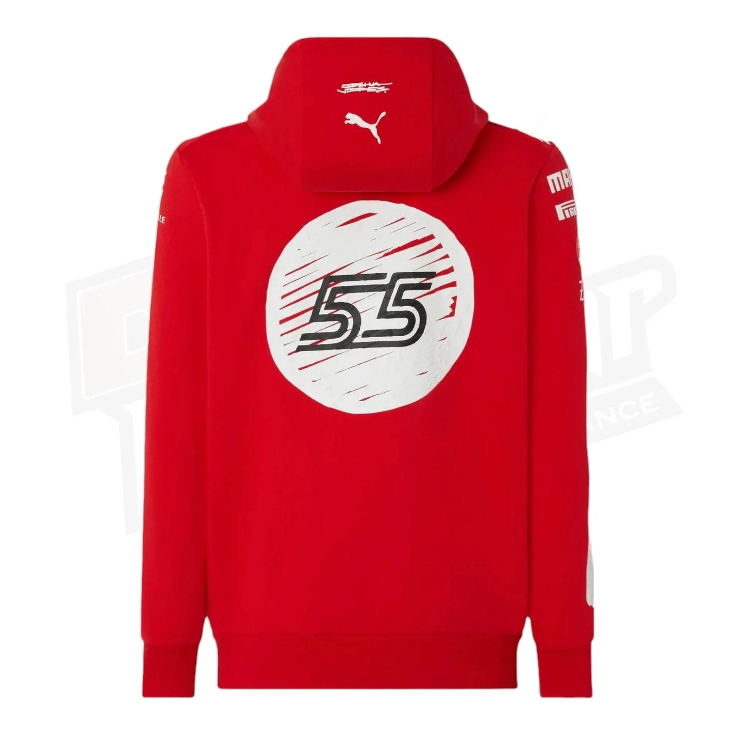 Scuderia Ferrari Carlos Sainz Puma hooded sweatshirt - Joshua Vides - Dash Racegear
