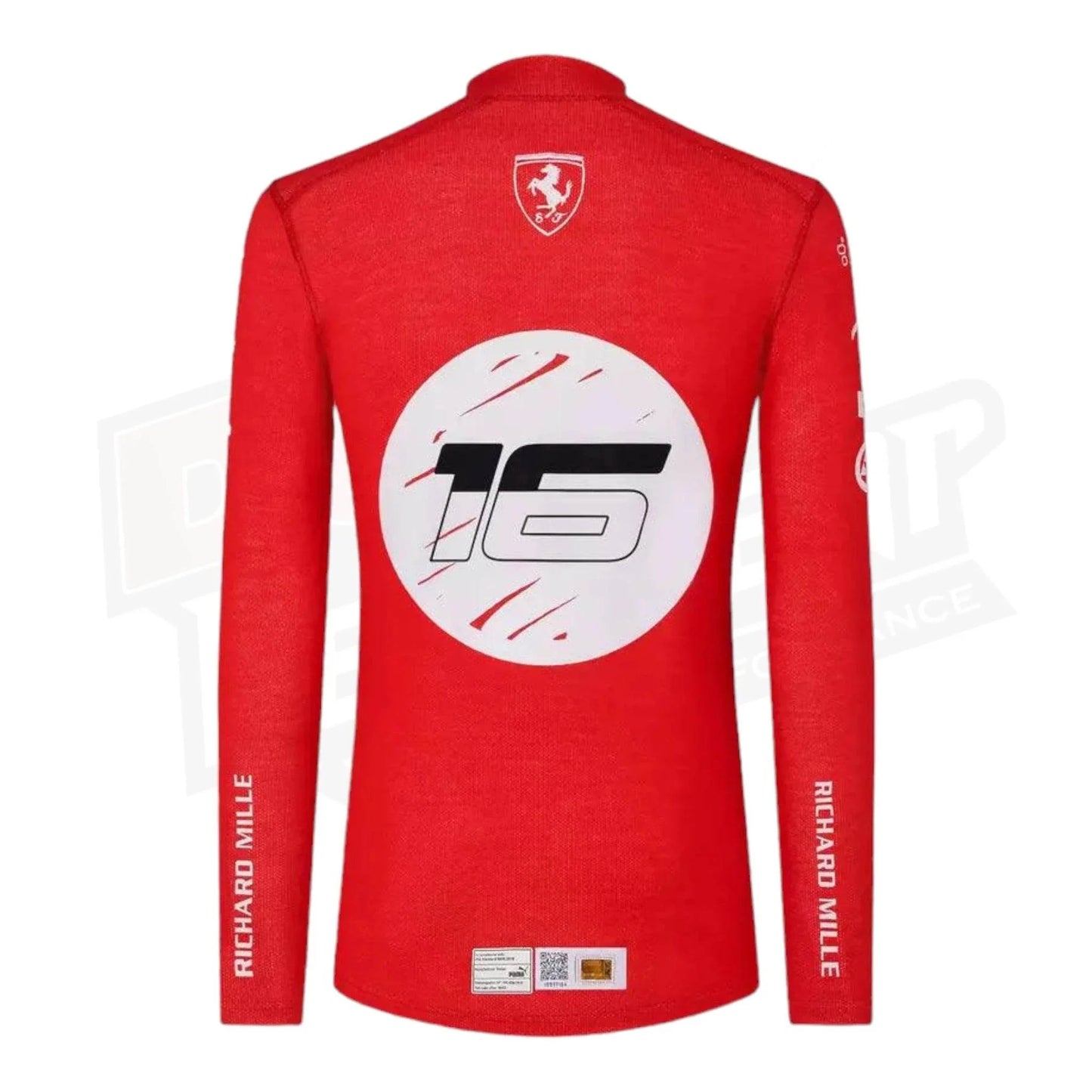 Scuderia Ferrari Charles Leclerc F1 PRO undersuit top - Joshua Vides - Dash Racegear