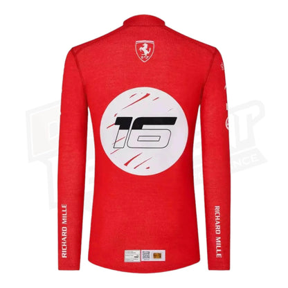 Scuderia Ferrari Charles Leclerc F1 PRO undersuit top - Joshua Vides - Dash Racegear