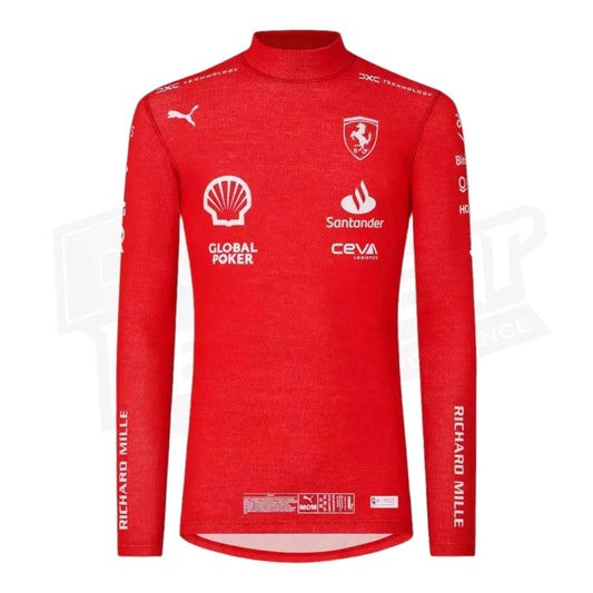 Scuderia Ferrari Charles Leclerc F1 PRO undersuit top - Joshua Vides - Dash Racegear