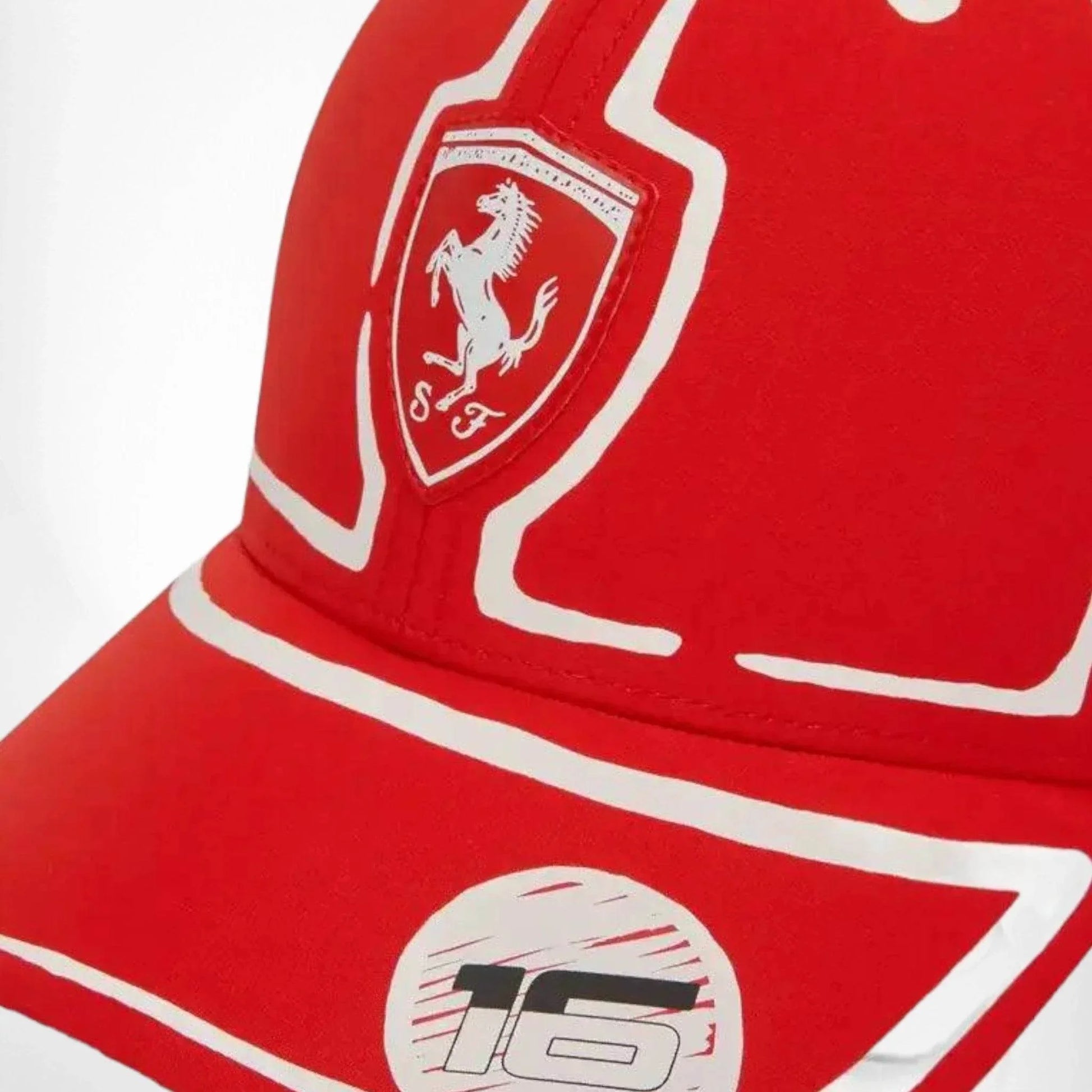 Scuderia Ferrari Charles Leclerc Puma baseball hat - Joshua Vides - Dash Racegear