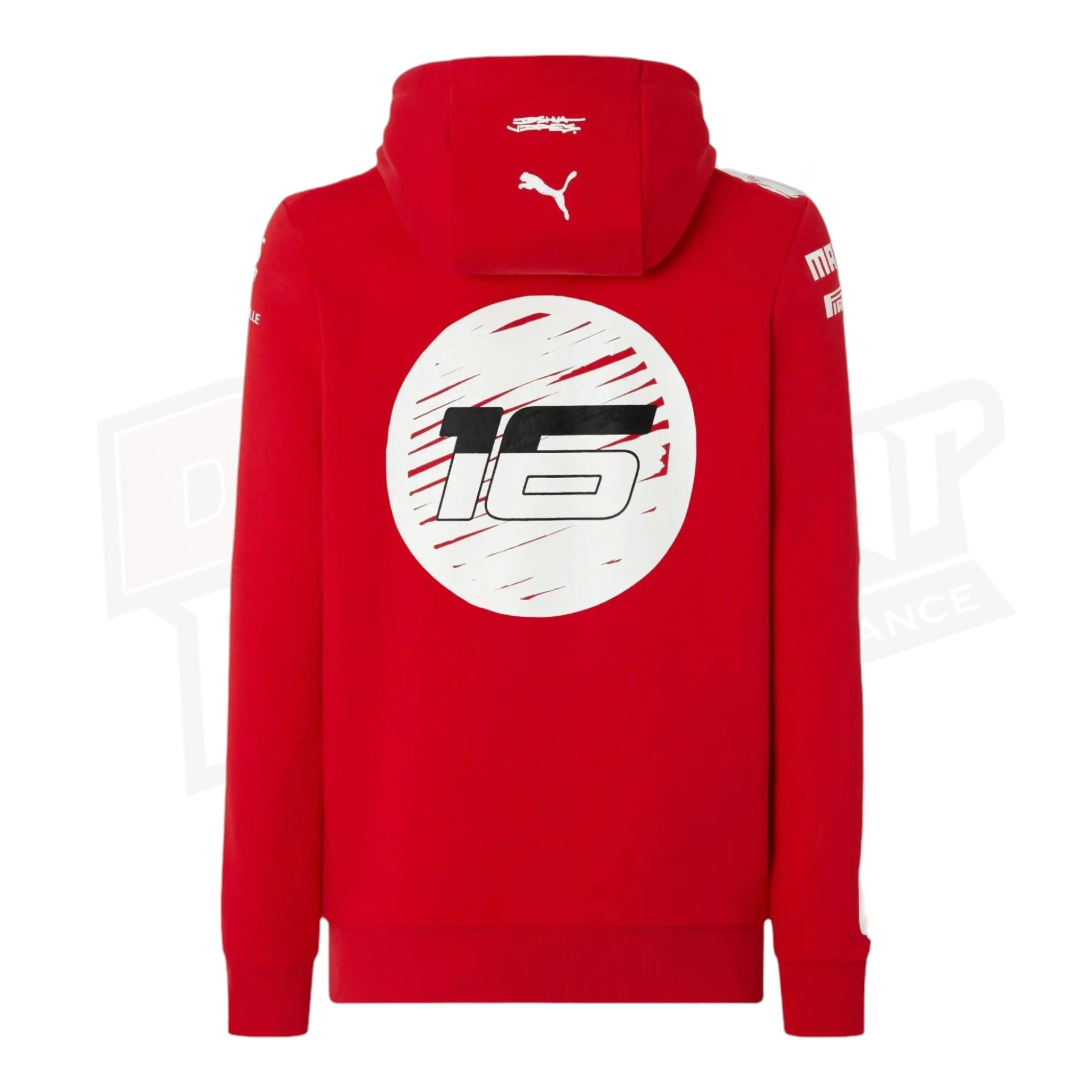 Scuderia Ferrari Charles Leclerc Puma hooded sweatshirt - Joshua Vides
