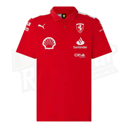 Scuderia Ferrari Puma Team polo shirt - Joshua Vides - Dash Racegear