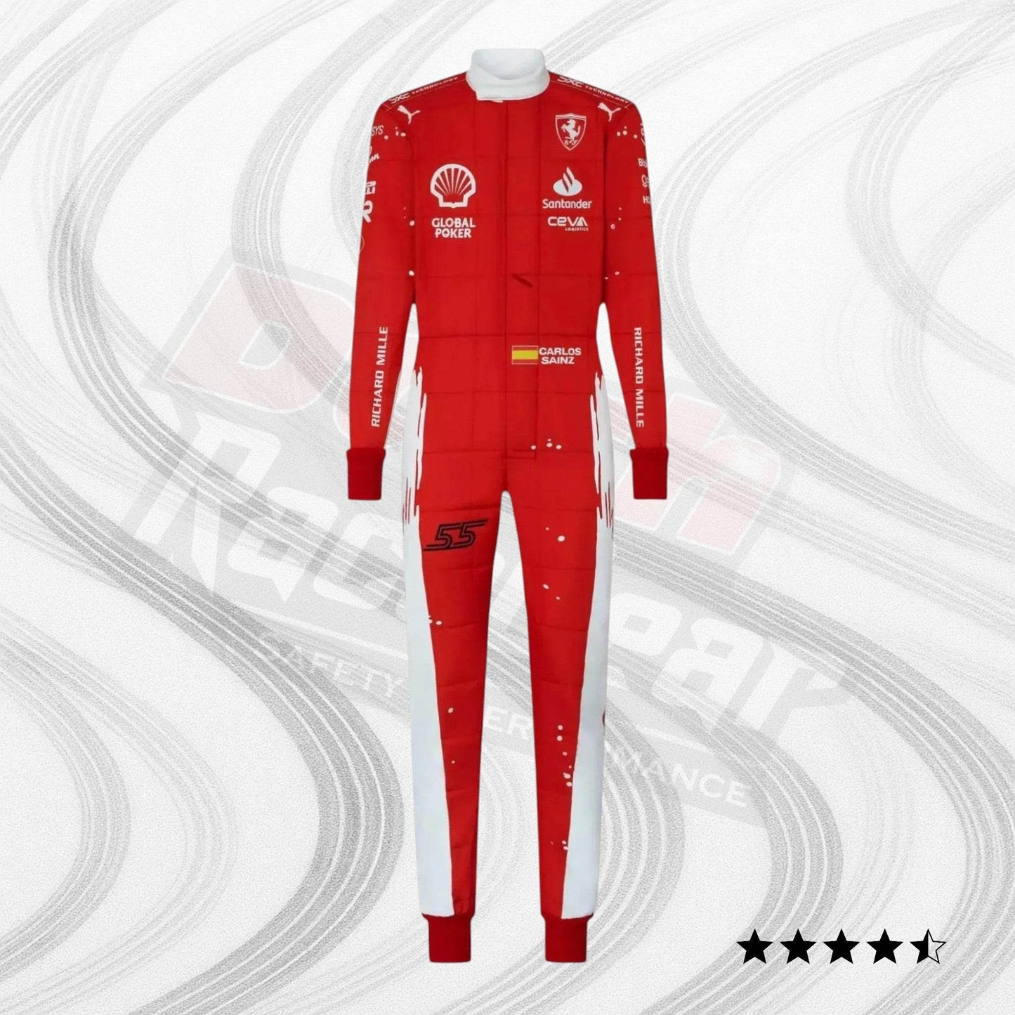 Scuderia Ferrari Race Suit Charles Leclerc & Carlos Sainz Jr - 2023 Las Vegas GP special edition - Dash Racegear