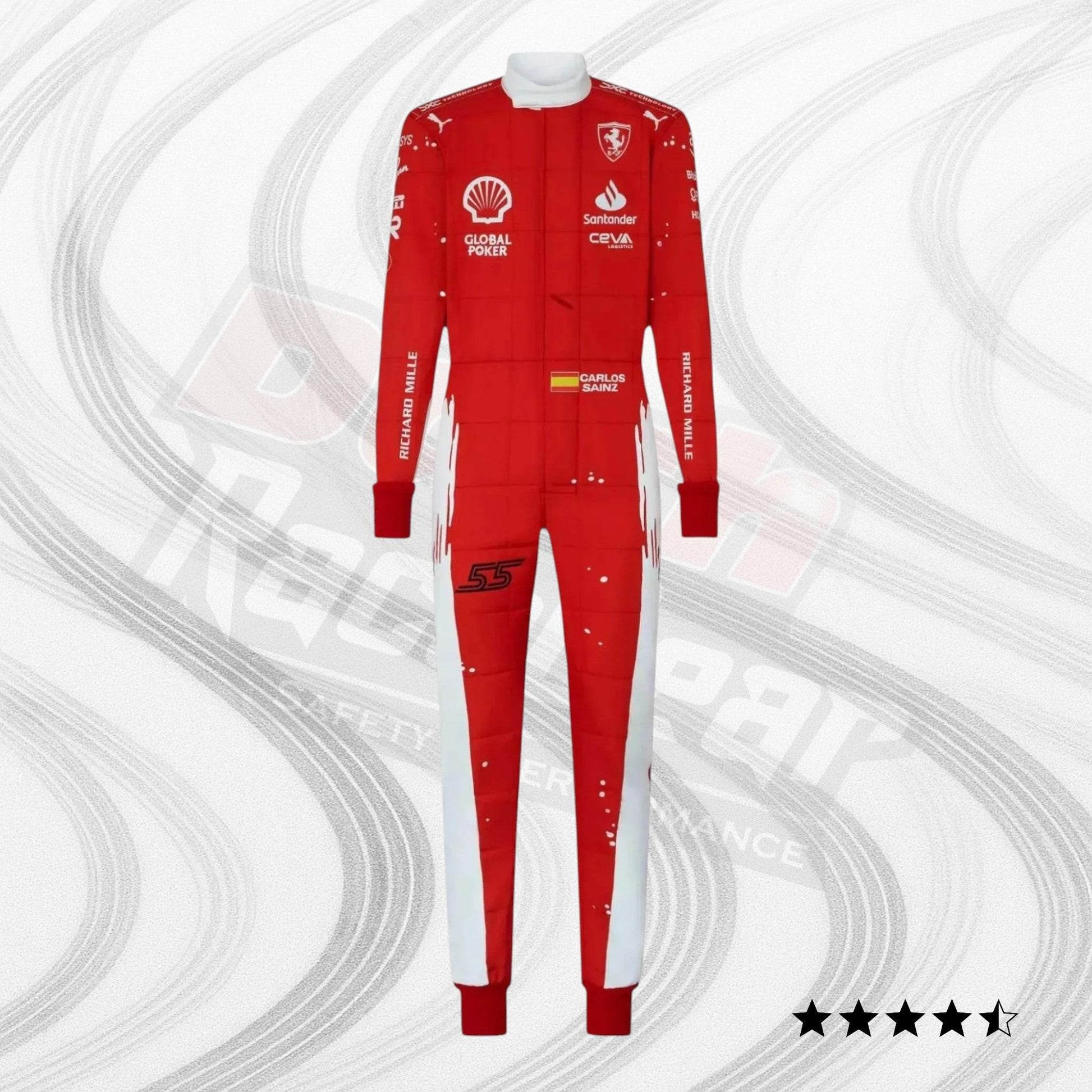 Scuderia Ferrari Race Suit Charles Leclerc & Carlos Sainz Jr - 2023 Las Vegas GP special edition - Dash Racegear