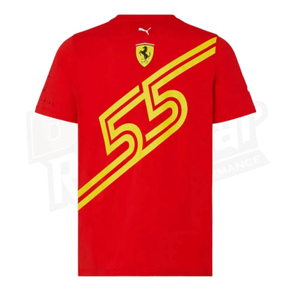 Scuderia Ferrari Team Carlos Sainz Replica T-shirt - Barcelona Special Edition - Dash Racegear