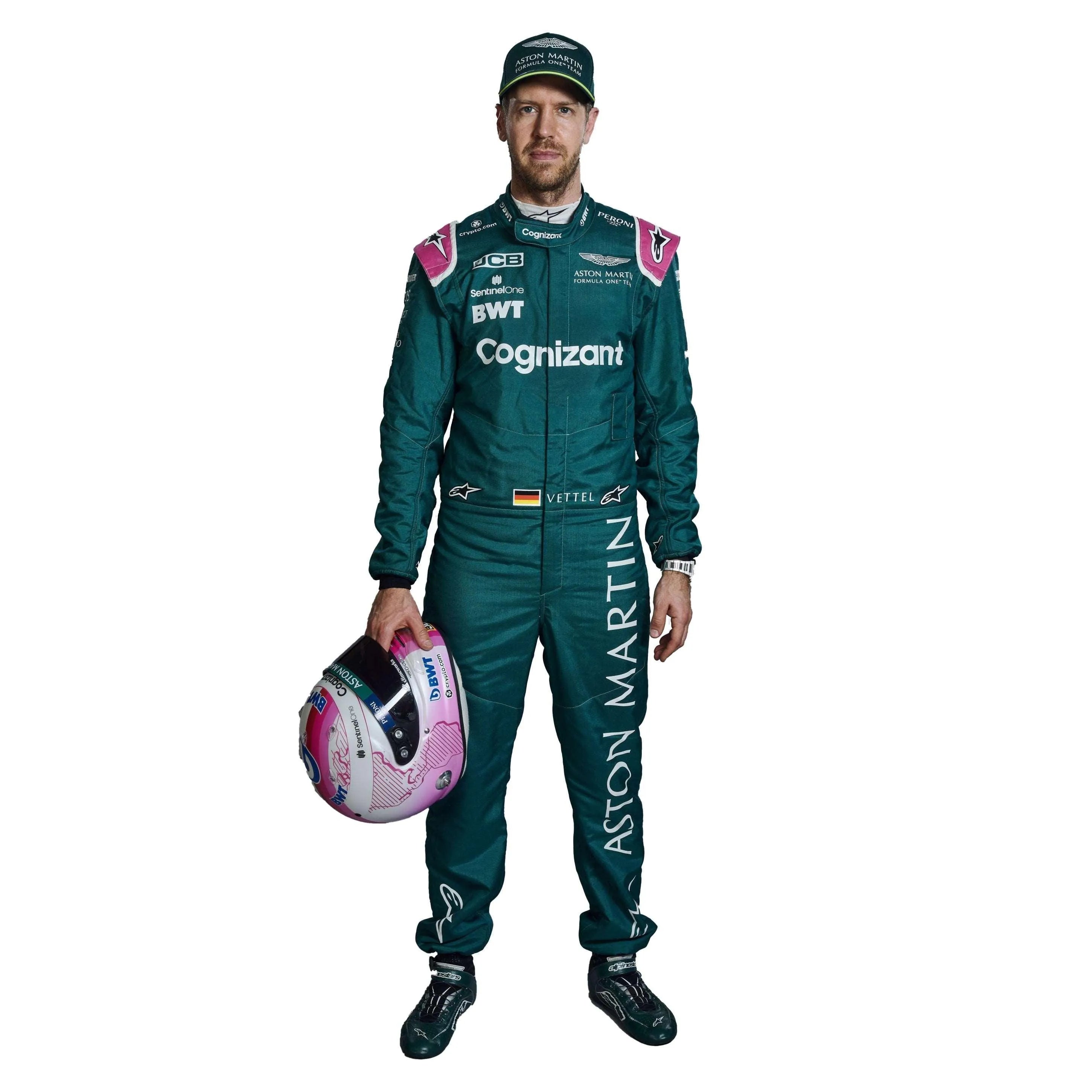 Sebastian Vettel Aston Martin F1 drivers 2021 Race Suit - Dash Racewear