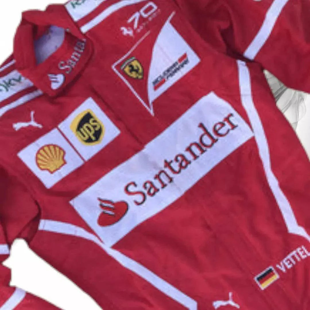 Sebastian Vettel 2017 Replica Racing Suit - Dash Racegear