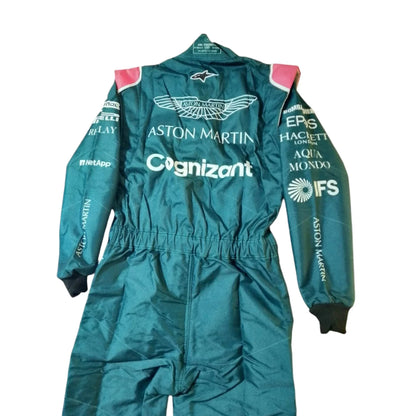 Sebastian Vettel Aston Martin F1 drivers 2021 Race Suit - Dash Racegear