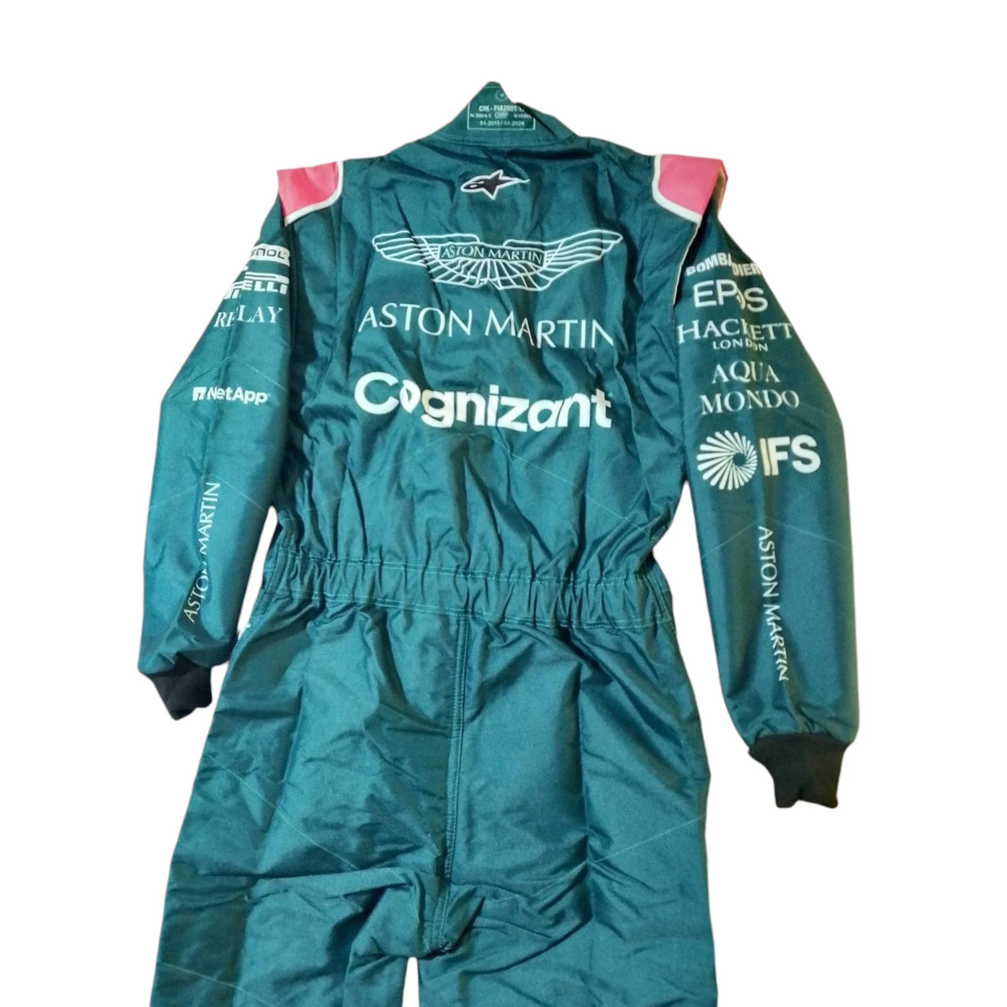 Sebastian Vettel Aston Martin F1 drivers 2021 Race Suit - Dash Racegear
