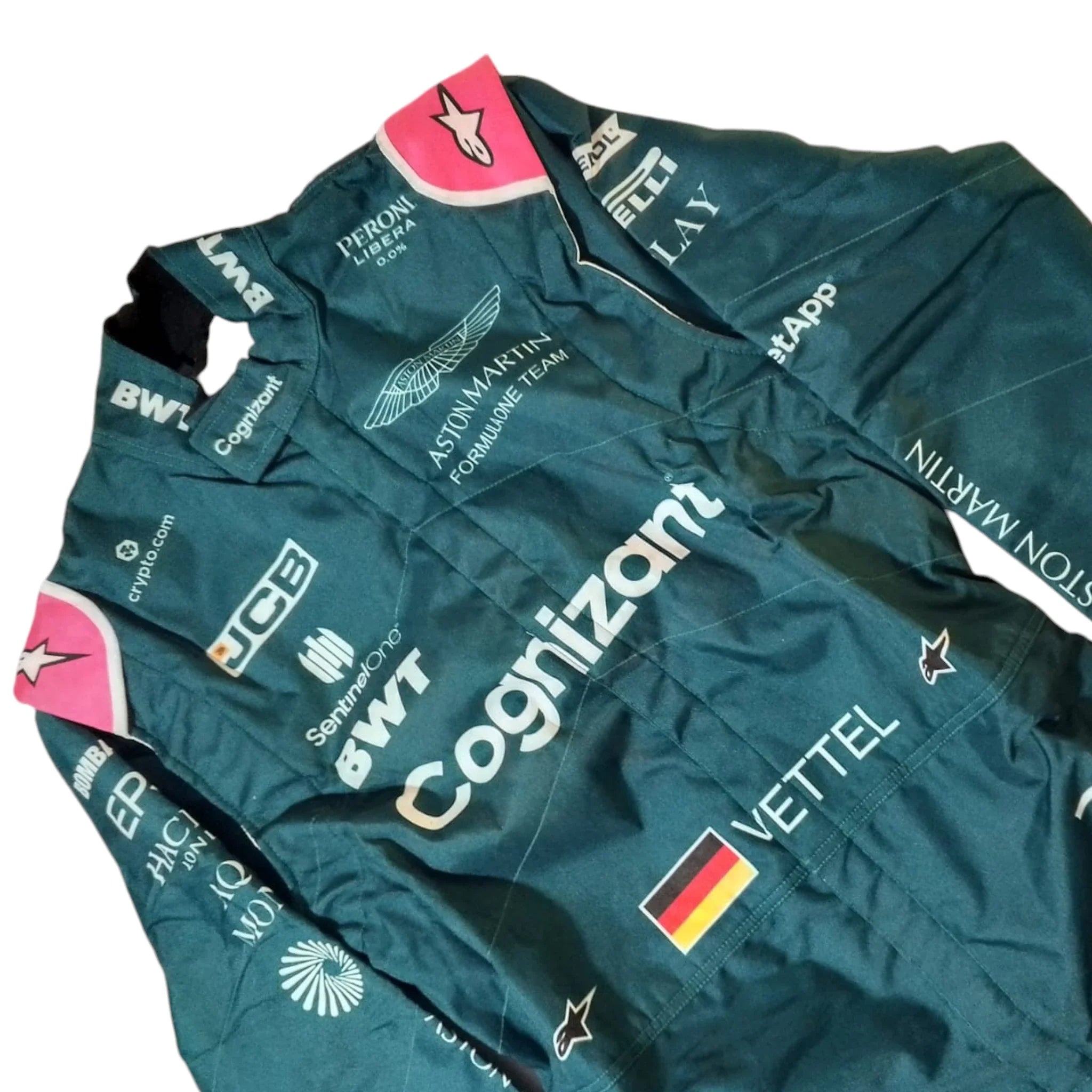 Sebastian Vettel Aston Martin F1 drivers 2021 Race Suit - Dash Racegear