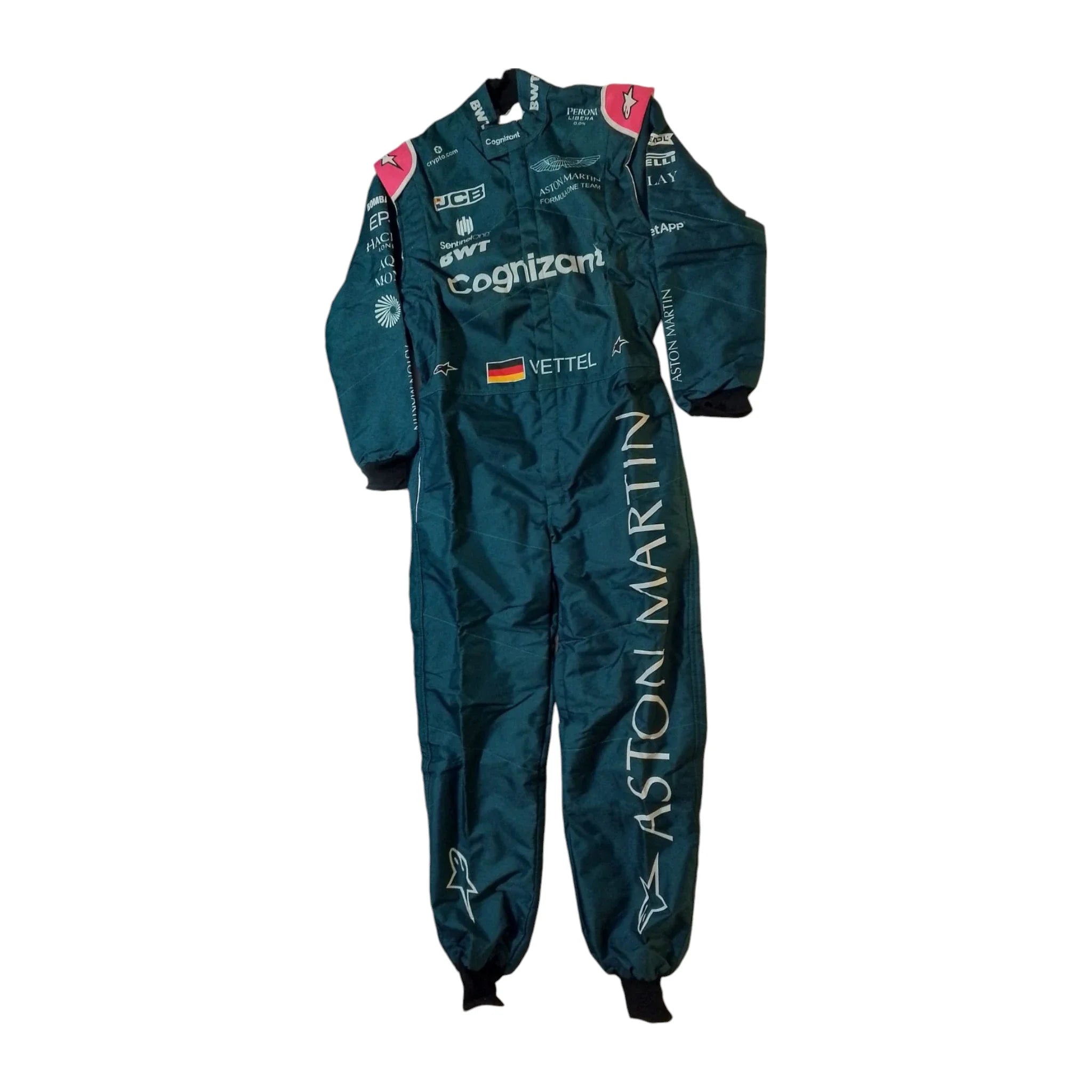 Sebastian Vettel Aston Martin F1 drivers 2021 Race Suit - Dash Racegear