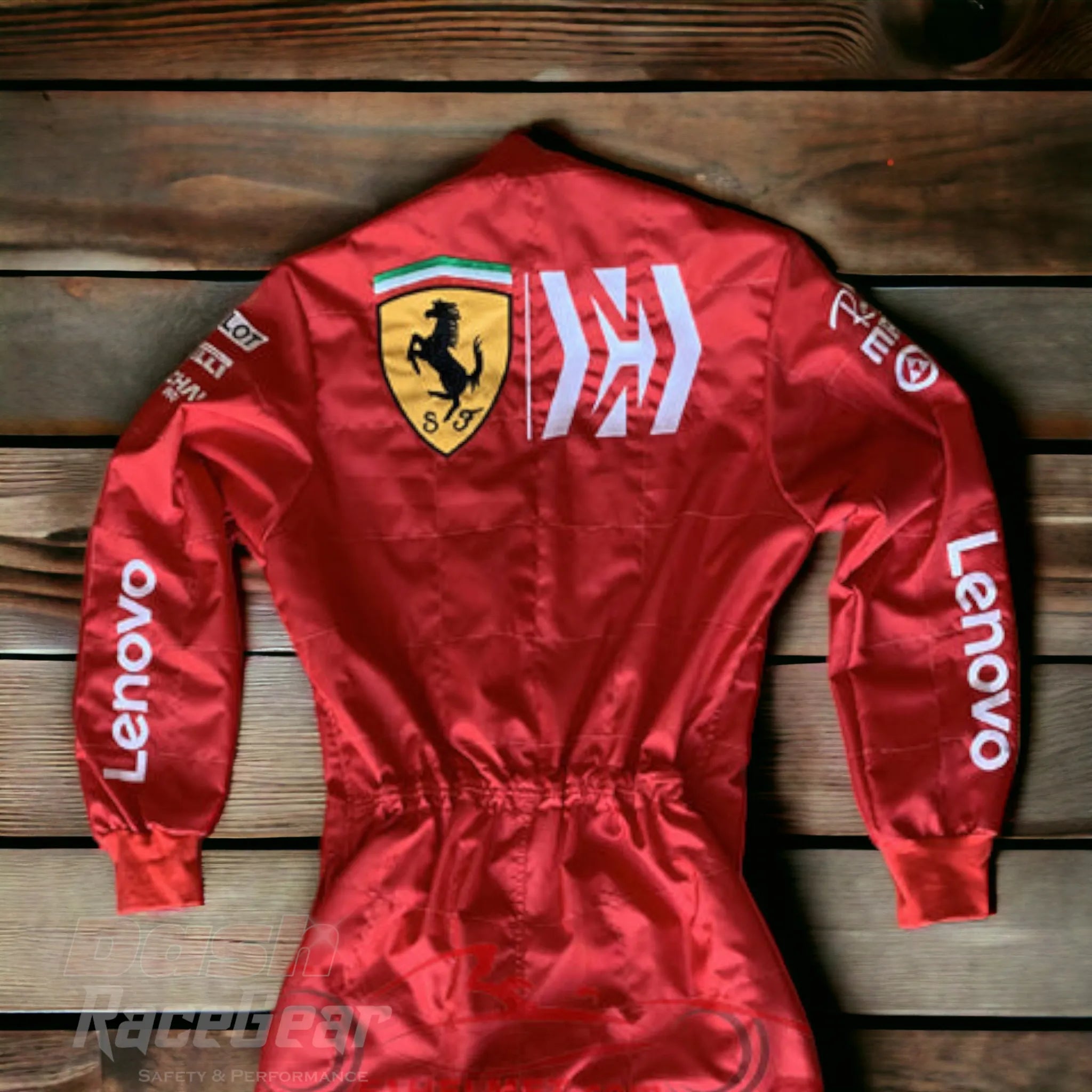 Sebastian Vettel Ferrari Mission Winnow F1 Embroidered Racing Suit - Dash Racewear
