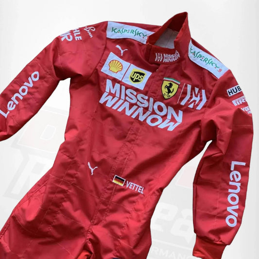 Sebastin Vettel 2019 MISSION WINNOW Replica Race Suit - Dash Racegear