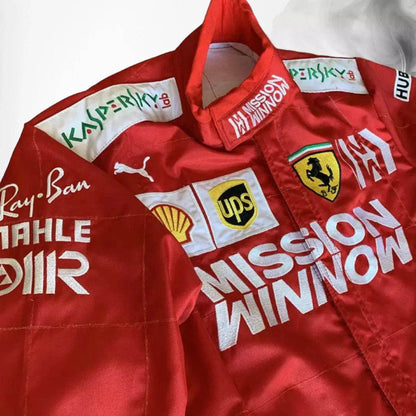 Sebastin Vettel 2019 MISSION WINNOW Replica Race Suit - Dash Racegear
