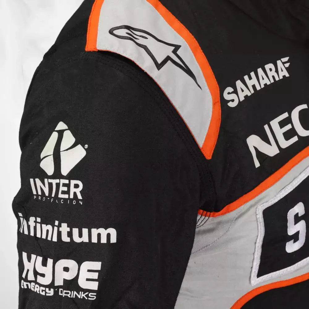 2016 Sergio Perez Sahara Force India F1 Team Race Suit - Dash Racegear