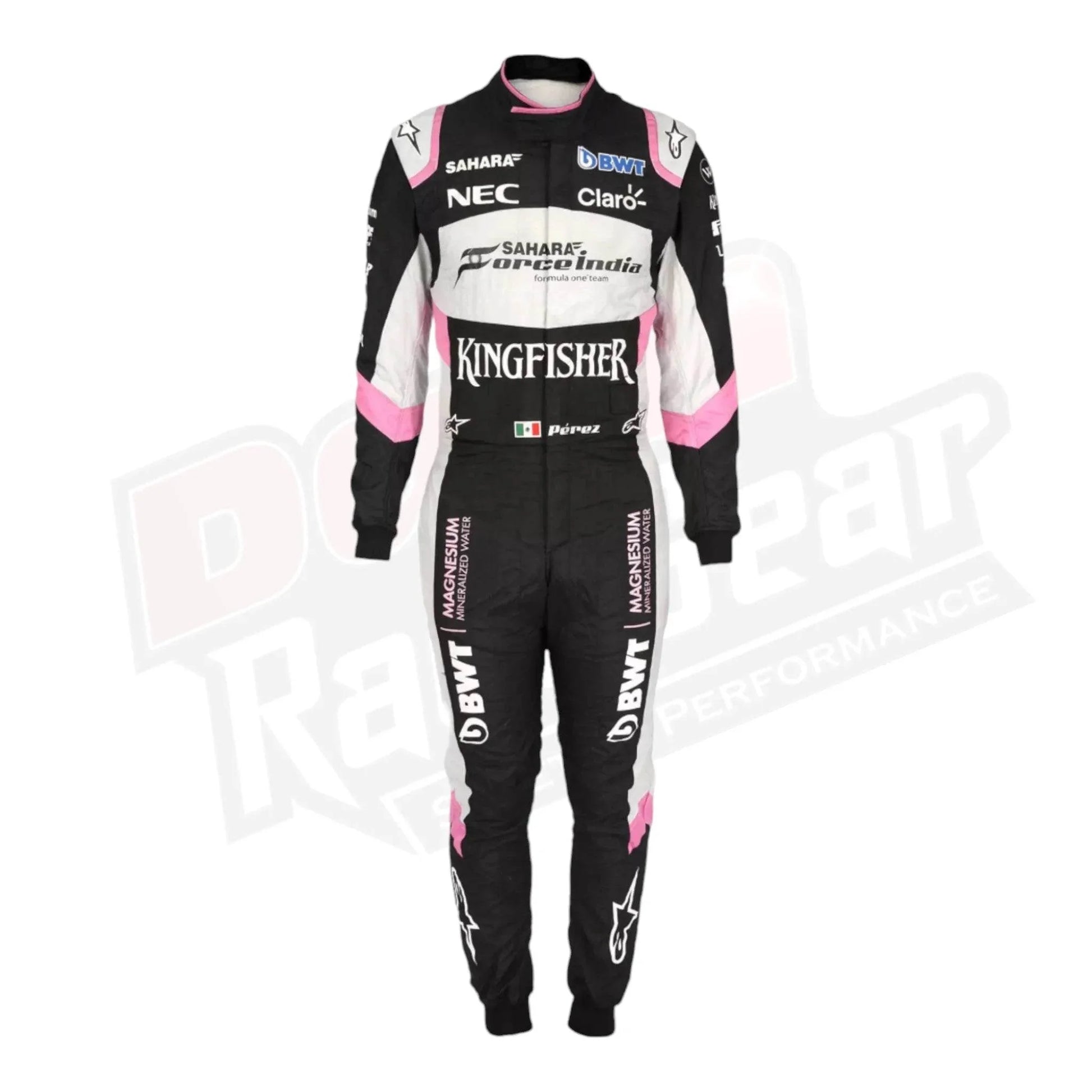 Sergio Pérez 2017 Sahara Force India F1 Team Race Suit - Dash Racegear