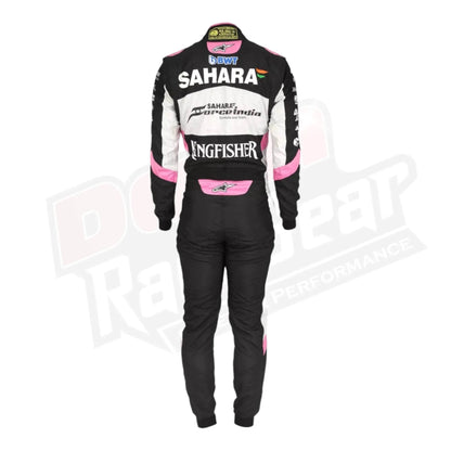 Sergio Pérez 2017 Sahara Force India F1 Team Race Suit - Dash Racegear