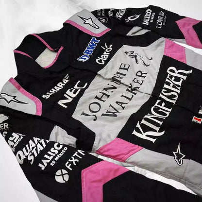 Sergio Pérez 2017 Sahara Force India F1 Team Race Suit - Dash Racegear