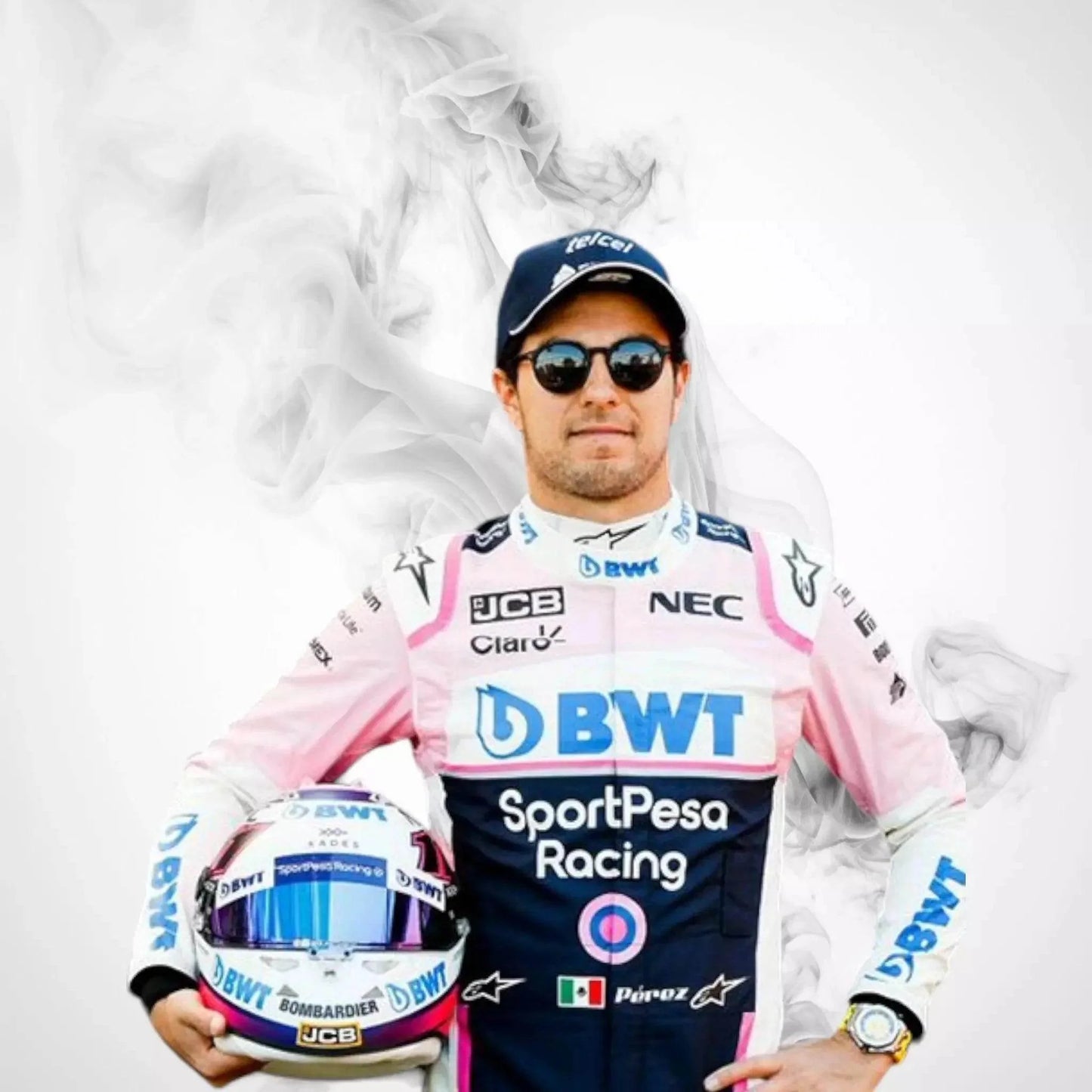 Sergio Pérez 2019 Racing Point F1 Team Race Suit - Dash Racegear