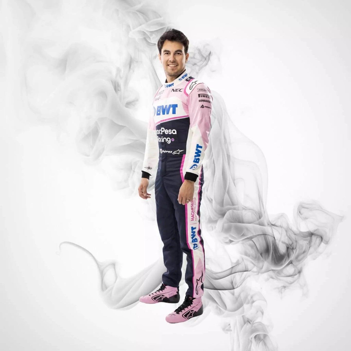 Sergio Pérez 2019 Racing Point F1 Team Race Suit - Dash Racegear