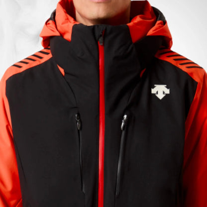 Ski Jacket Descente Nigel Orange/Black- 2023/24 - Dash Racegear