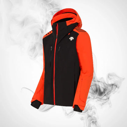 Ski Jacket Descente Nigel Orange/Black- 2023/24 - Dash Racegear