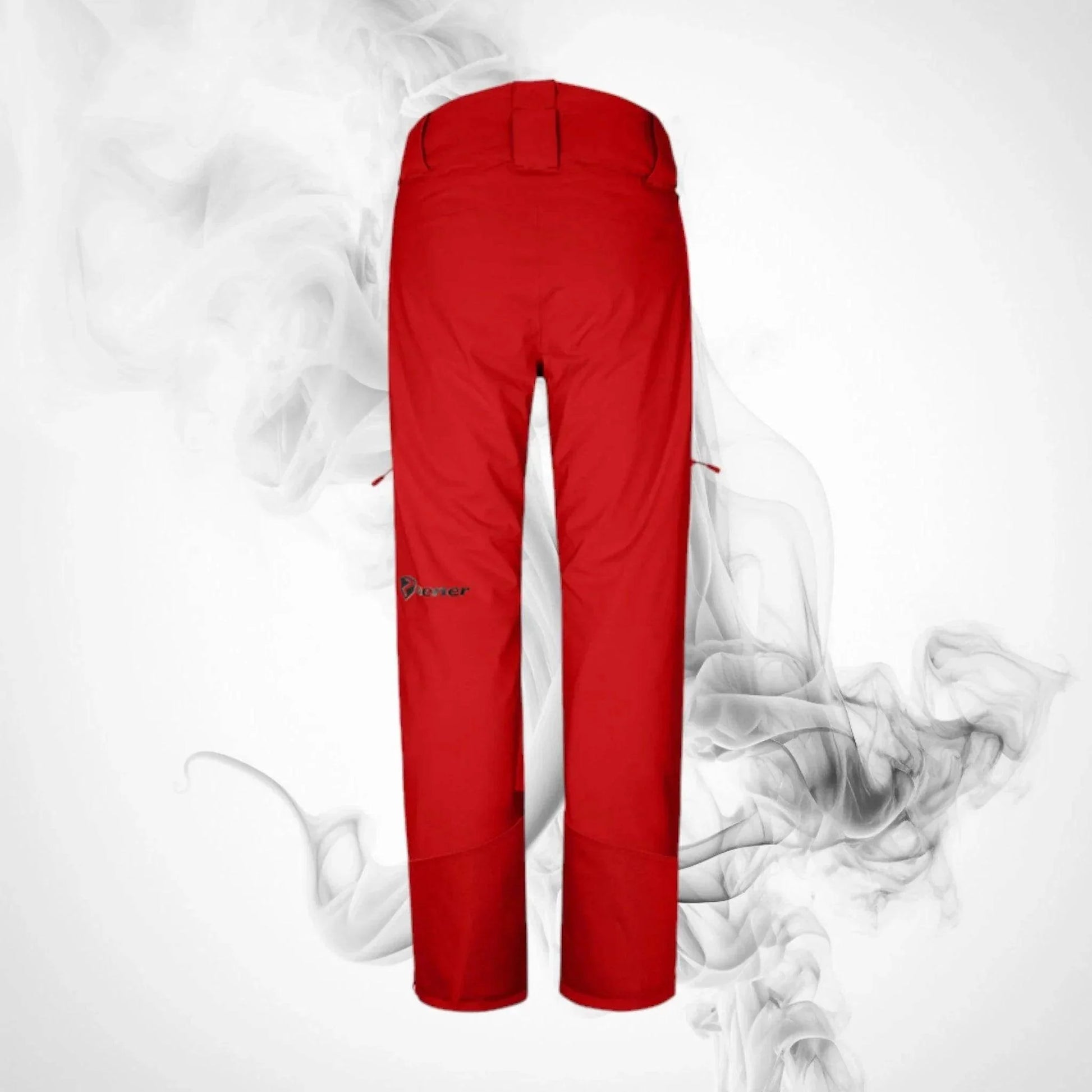 Ski Man ZIENER Temmo Full-Zip pants Red - Dash Racegear