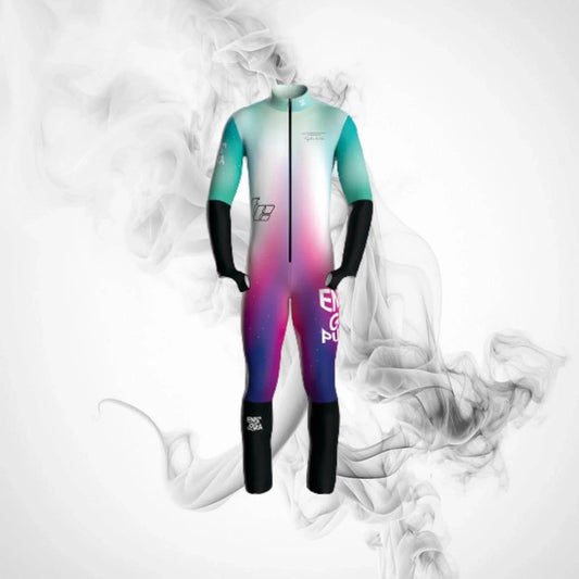Ski Race Suit ENERGIAPURA Aurora Multicolor Junior - Dash Racegear