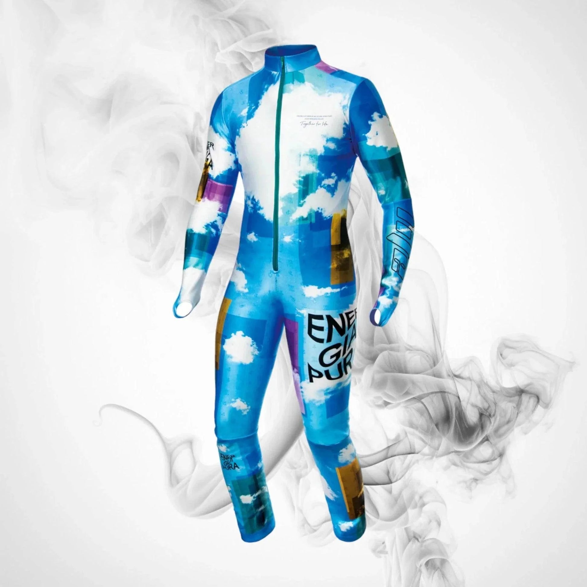 Ski Race Suit ENERGIAPURA Cielo Multicolor Junior - Dash Racegear