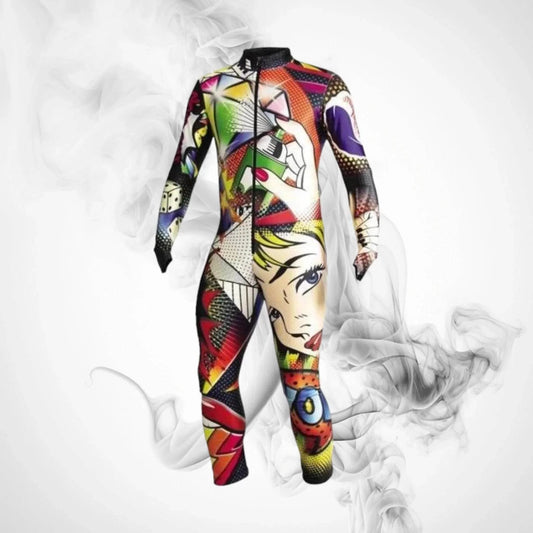 Ski Race Suit ENERGIAPURA Pop Art Junior - Dash Racegear