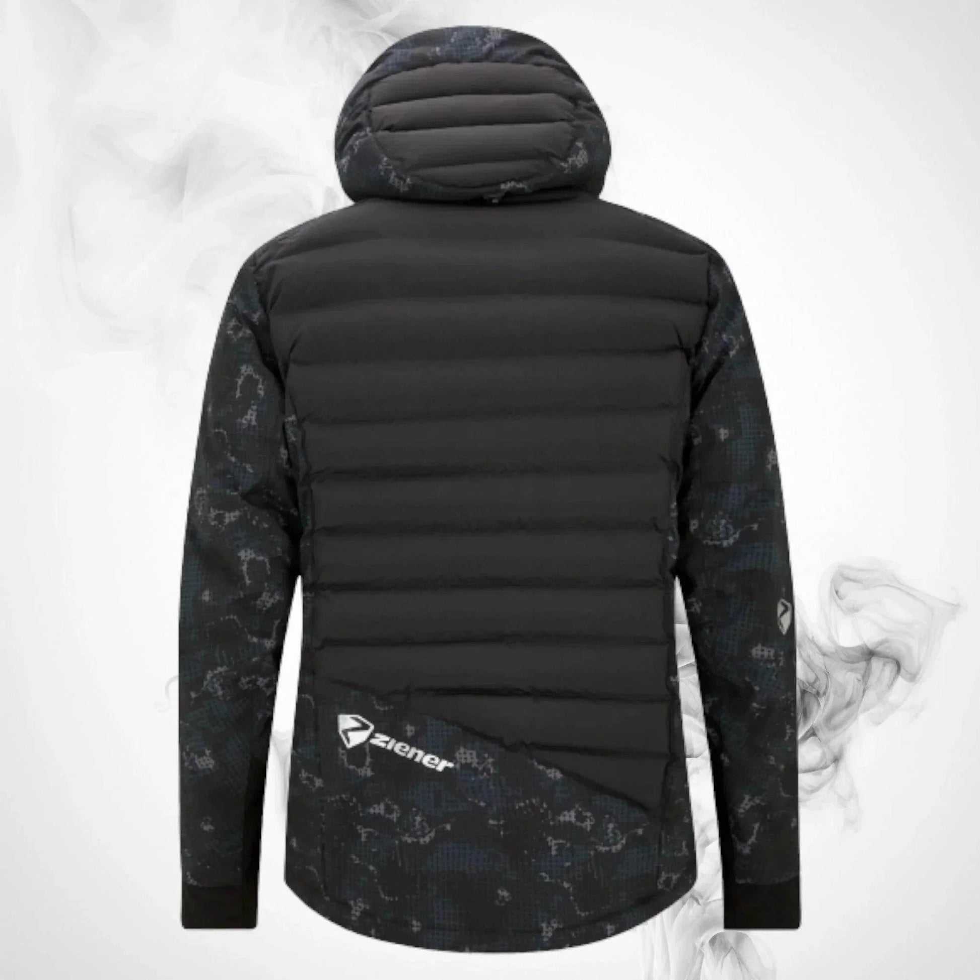 Ski Ziener RCE Coach Jacket Man Black Foggy Print - Dash Racegear