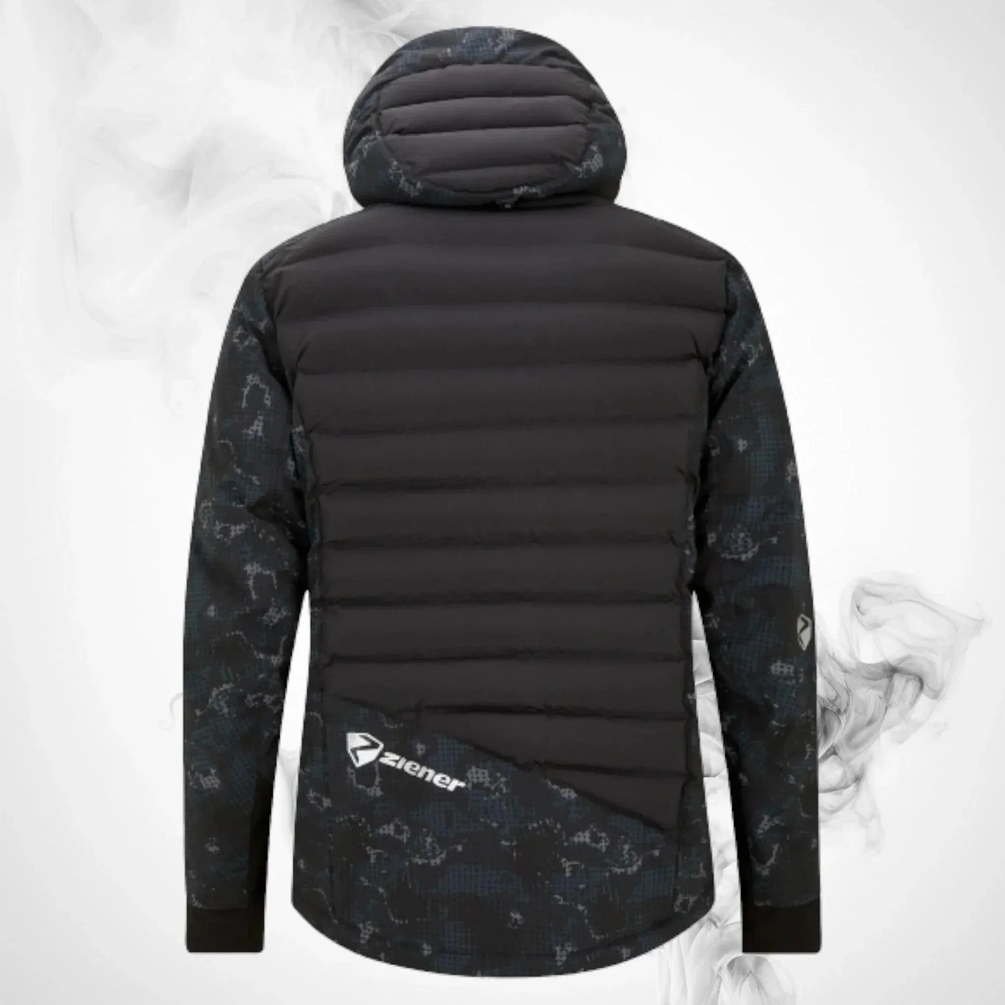 Ski Ziener RCE Coach Jacket Man Black Foggy Print - Dash Racewear