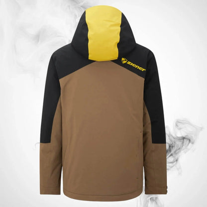 Ski jacket Ziener Trivor Man Padded Black Mustard - Dash Racegear