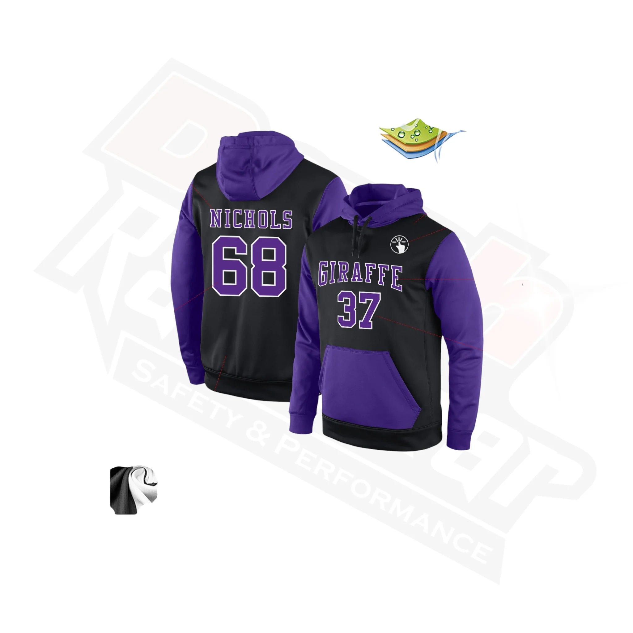 SleekBlackandPurple-WhiteCustomSportsPulloverHoodie_4.webp